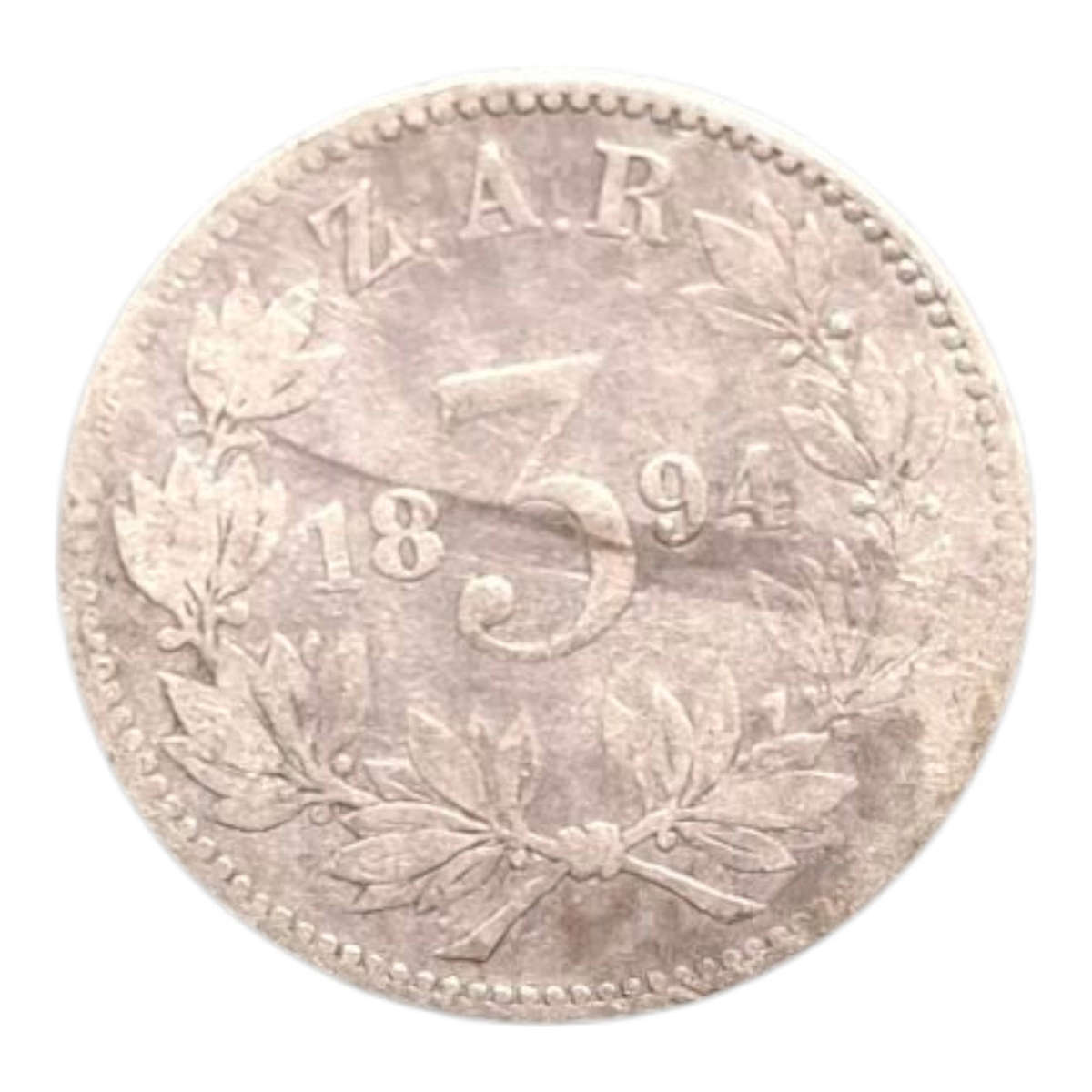 1894 ZAR 3 Pence