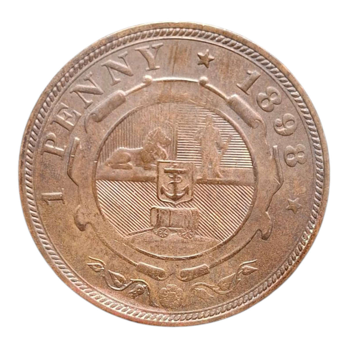 1898 ZAR 1 Penny