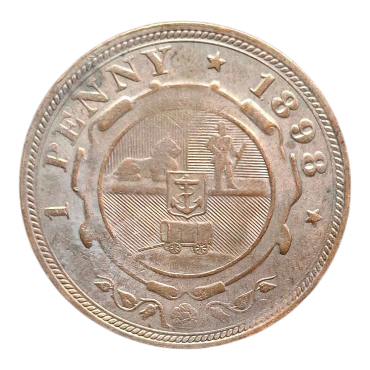 1898 ZAR 1 Penny
