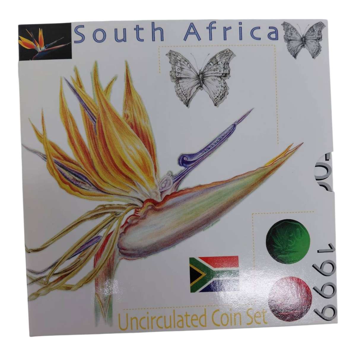 1999 South African Strelitzia Coin Set  Still Sealed
