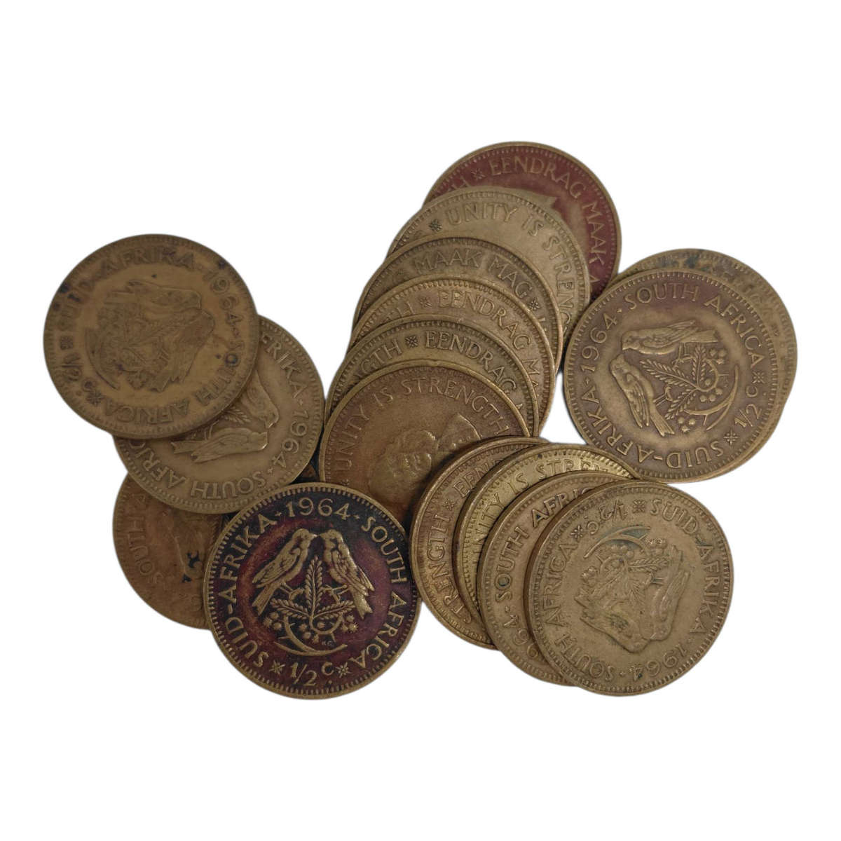 South African ½ Cent Coins  1963 (Set of 13)