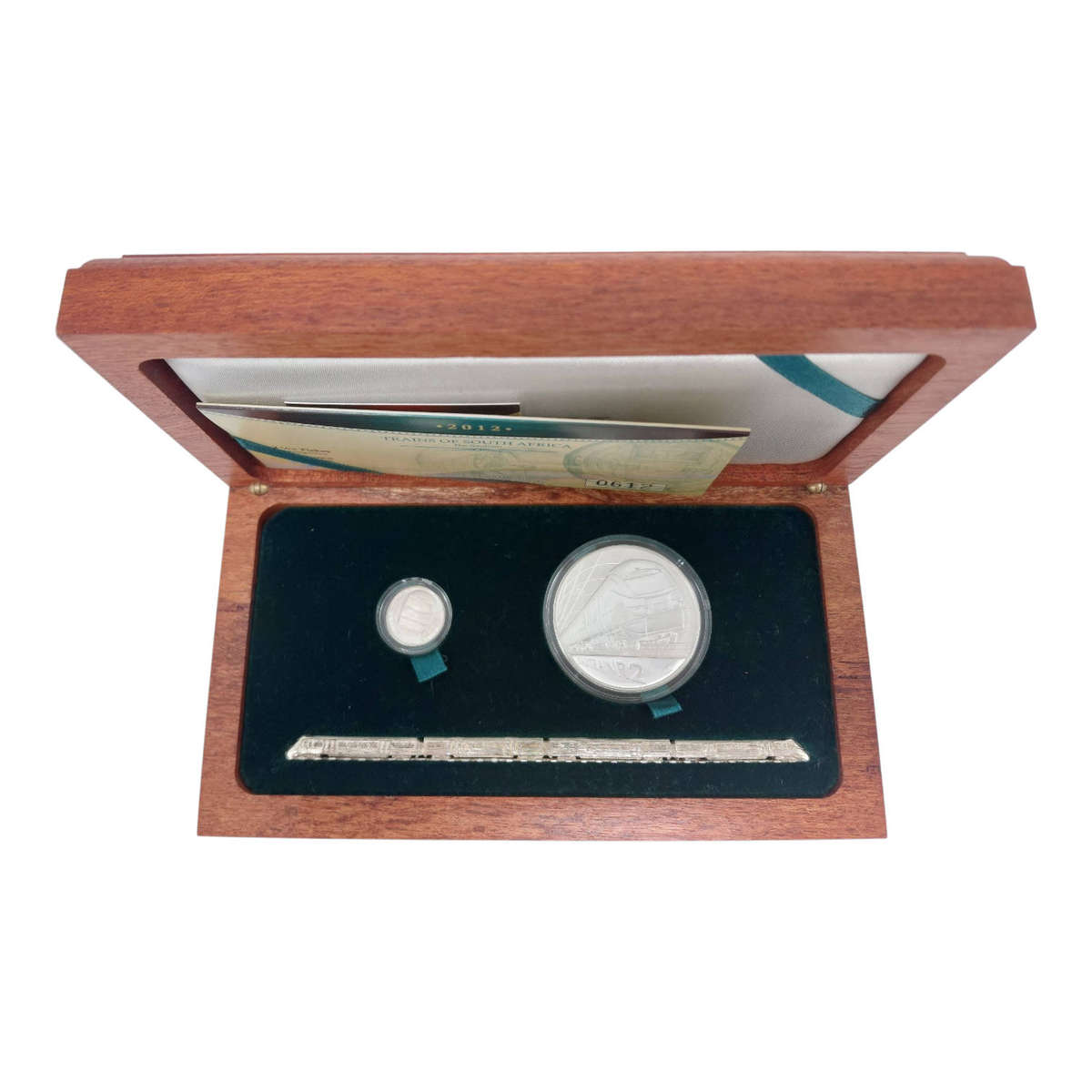 2012 Silver Gautrain Crown And Tickey Combo Set