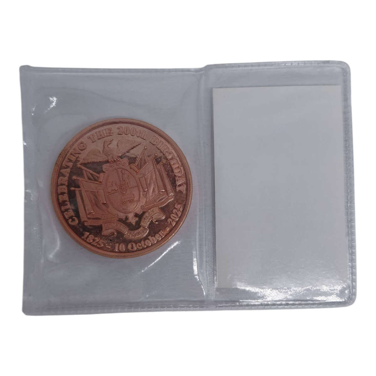 2025 South Africa Paul Kruger Bi-Centenary Copper Medallion