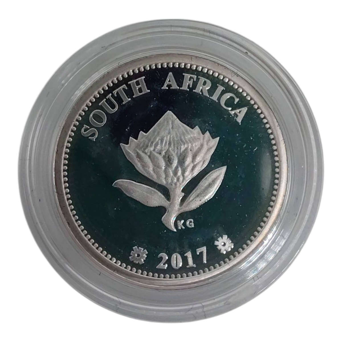 2017 South Africa Silver Proof 2½ Cents  Tickey  Heart Transplant 50th Anniversary