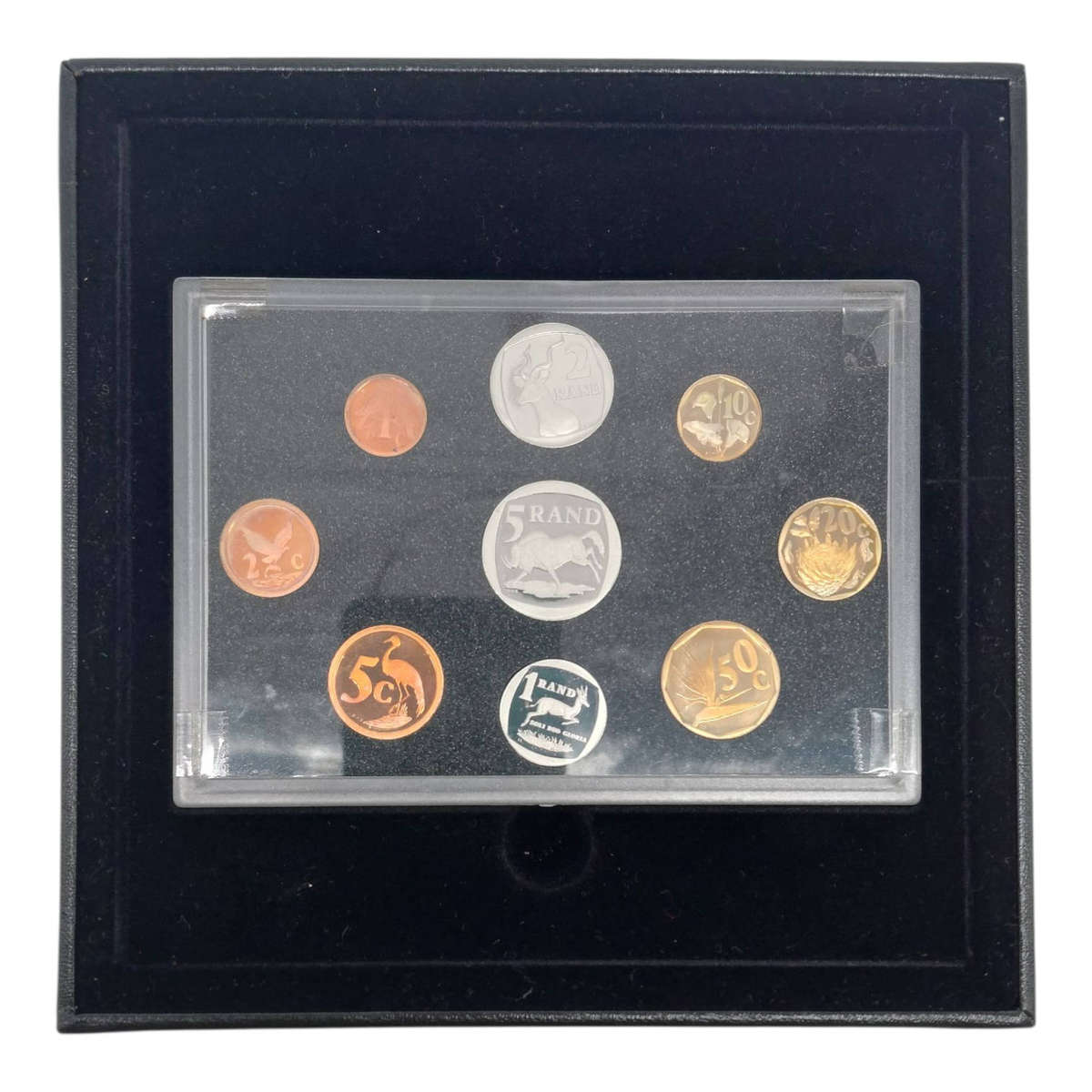 South Africa 1995 Proof Coin Set  Complete Original SAM Issue