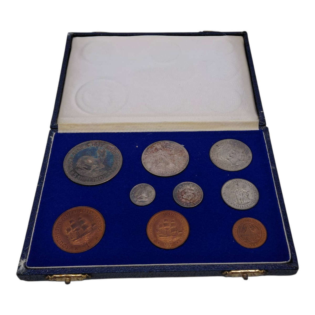 South Africa 1947 Short Proof Set  Long Box