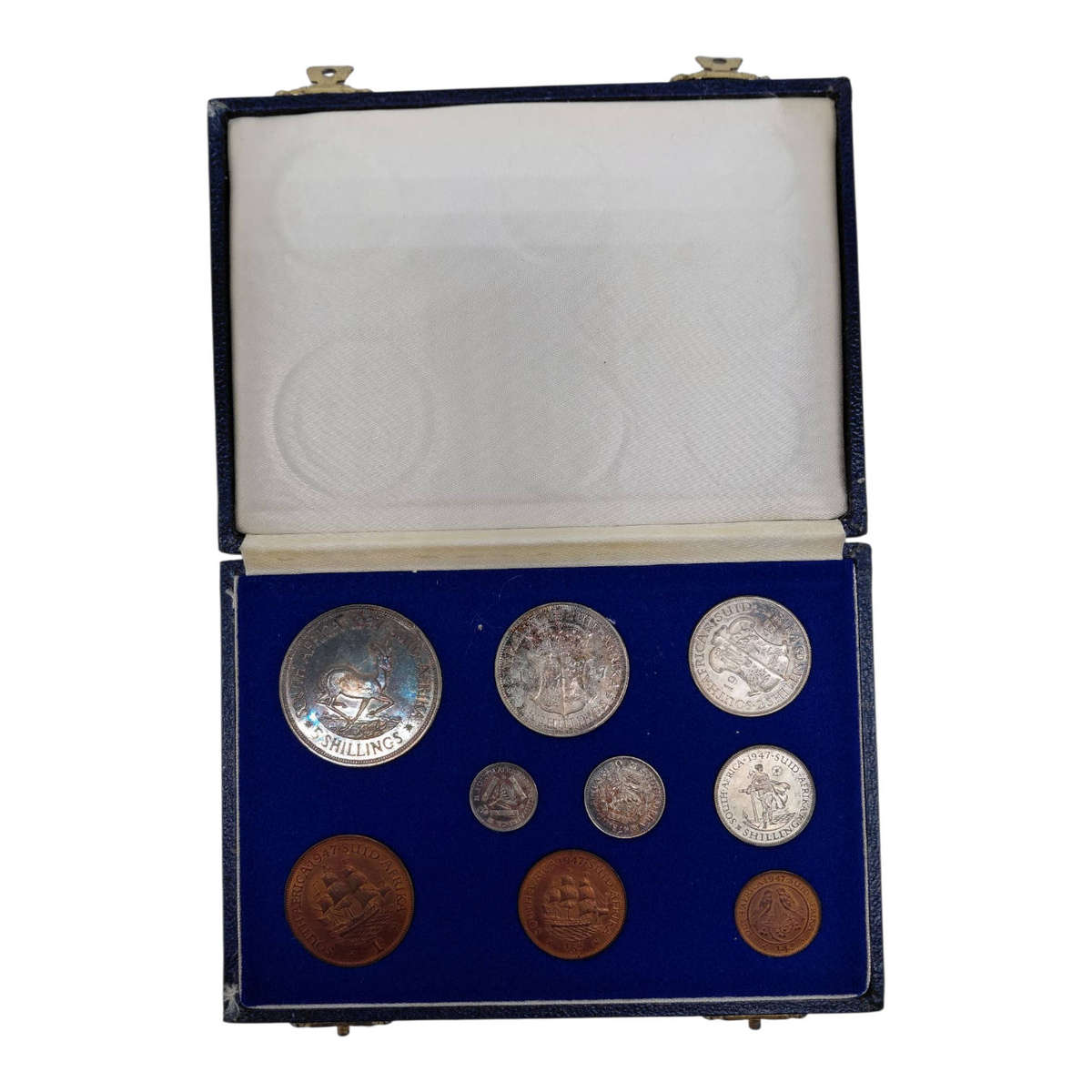 South Africa 1947 Short Proof Set  Long Box