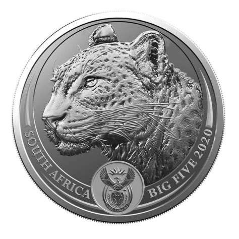 Big Five S1 Silver Brilliant Uncirculated Leopard