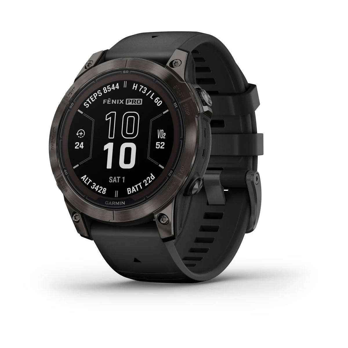 Garmin Fenix 7 Pro Solar Sapphire 47mm - Black
