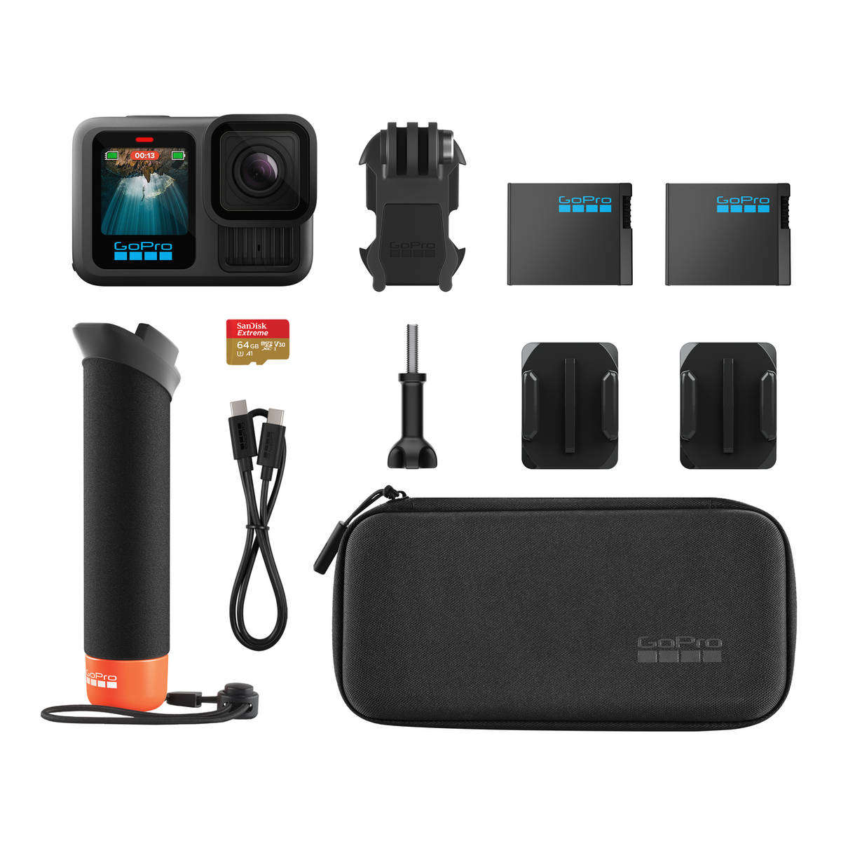 GoPro Hero 13 Black - Accessory Bundle