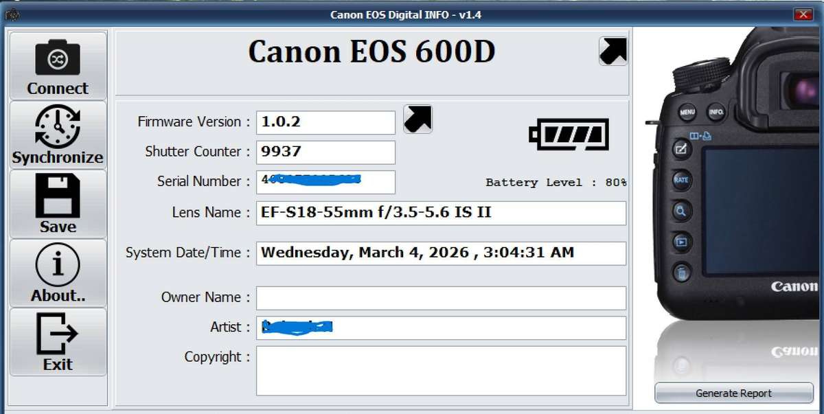 Canon EOS 600D Twin Lens Kit - Excellent Condition (Shutter Count <10k)