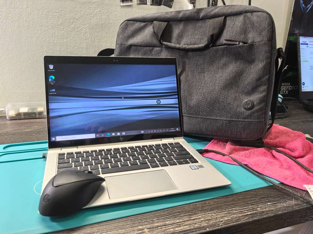 Touchscreen*HP ELITEBOOK X360 1030g3*i5-8350U-IPS FHD-8GB RAM-256GB SSD-4G-HP BAG PLUS MOUSE