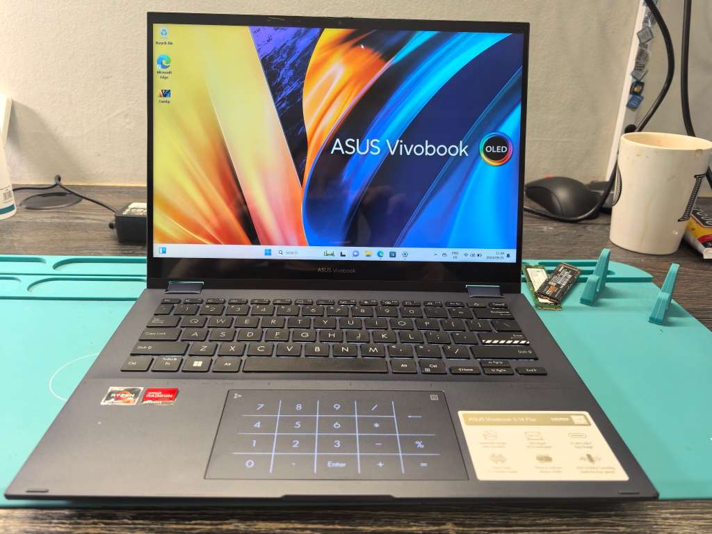 12TH GEN-RADEON GRAPHICS-ASUS S14 FLIP-RYZEN 5-5600H-8GB RAM-512GB SSD-TOUCHSCREEN-FHD+