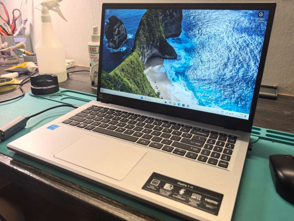 14TH GEN i3-ACER ASPIRE 3*i3-N305-8GB DDR5-512GB NVME-FULL HD-OCTA CORE-UHD GRAPHICS