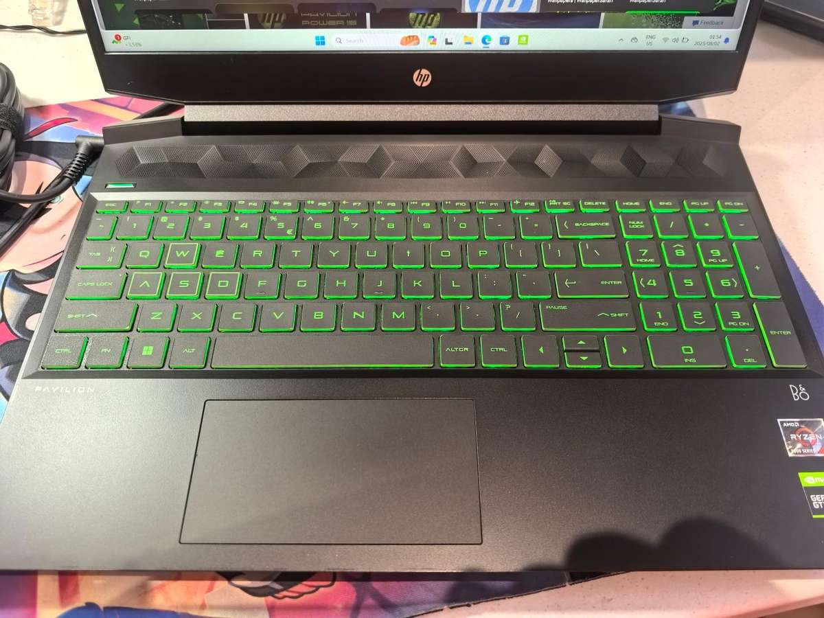 HP PAVILION 15 GAMING-AMD RYZEN 5-5600H-8GB RAM-512GB SSD-GTX1650-FHD