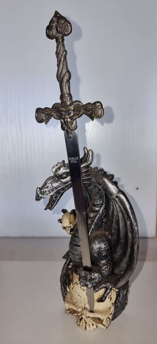 DRAGON - DAGGER Ornamental letter opener