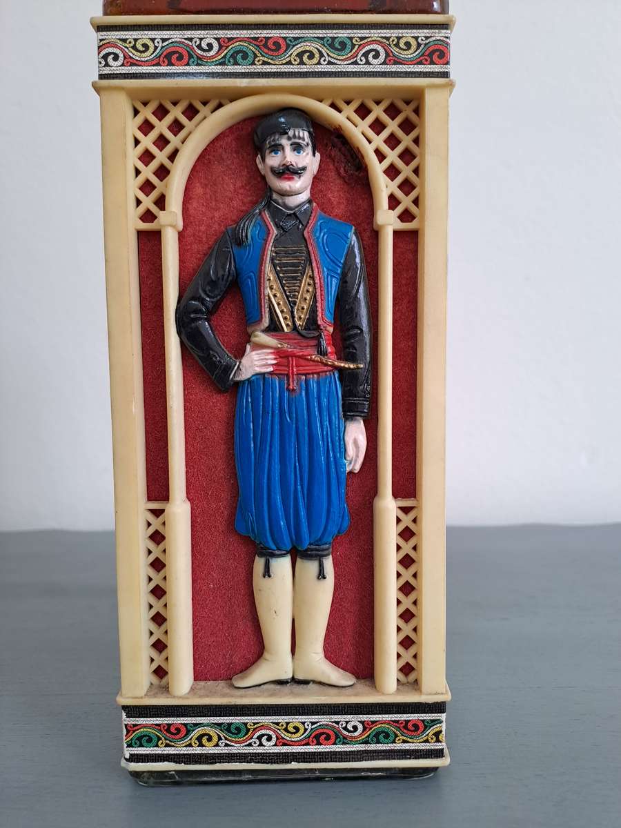 Rare Ouzounis Cretan Man Cacao Liqueur, Greece, 500ml. Sealed and full