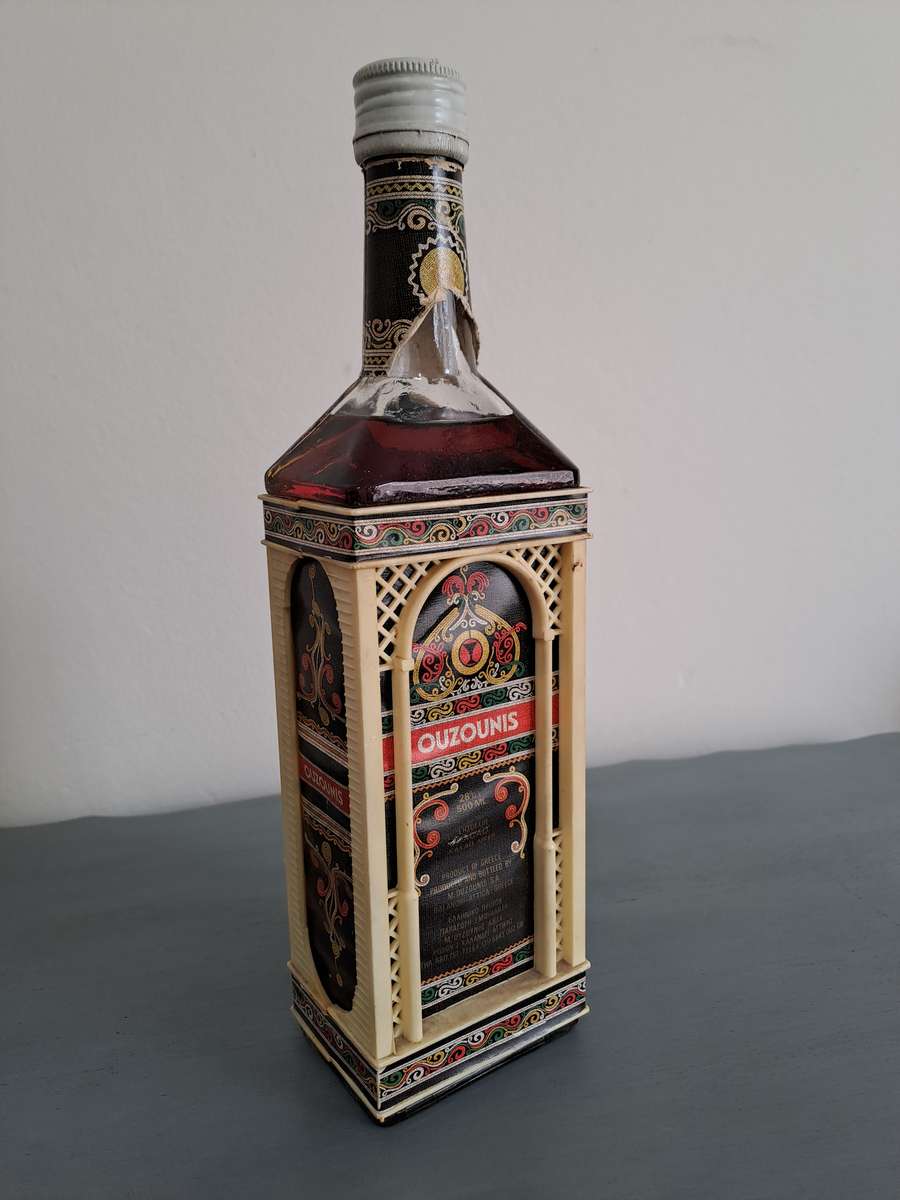 Rare Ouzounis Cretan Man Cacao Liqueur, Greece, 500ml. Sealed and full