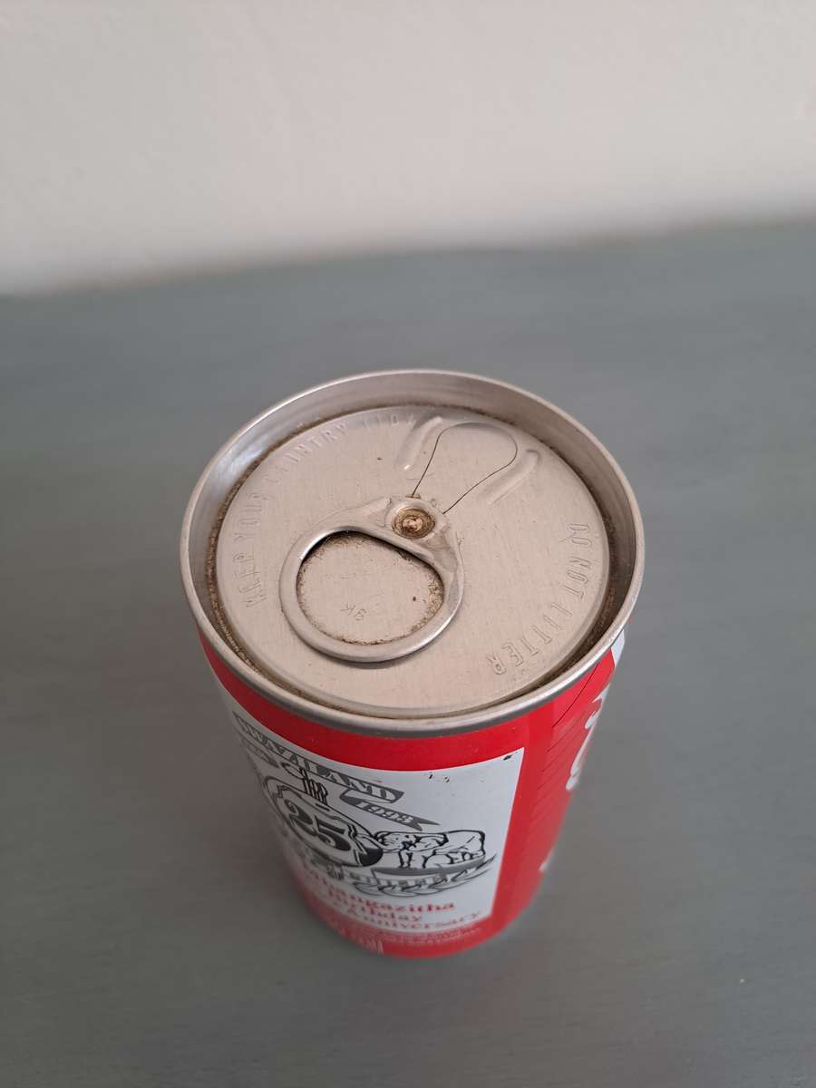 1993 Coca Cola Sealed Can, Swaziland 25th Independence Anniversary, 340ml