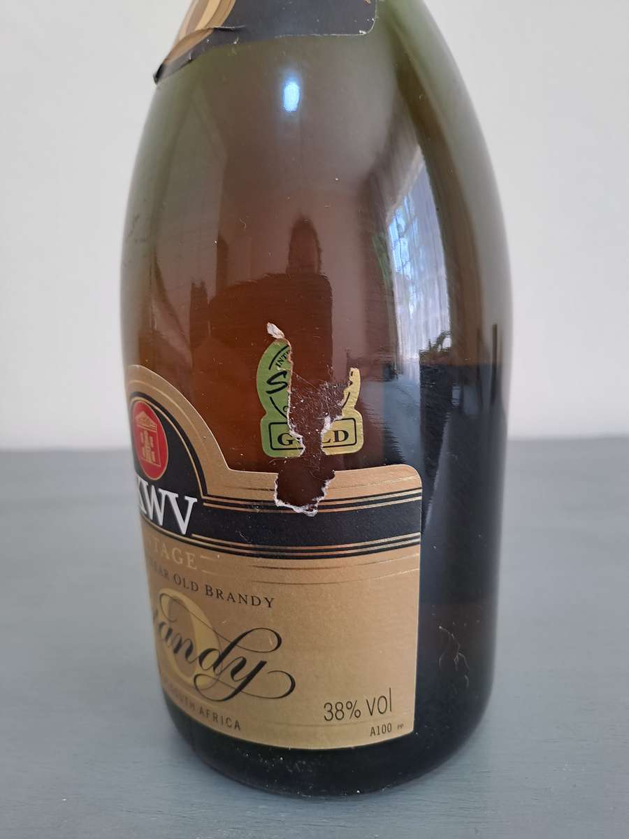 Vintage KWV Finest 10 Year Old Brandy, 750ml, 38%