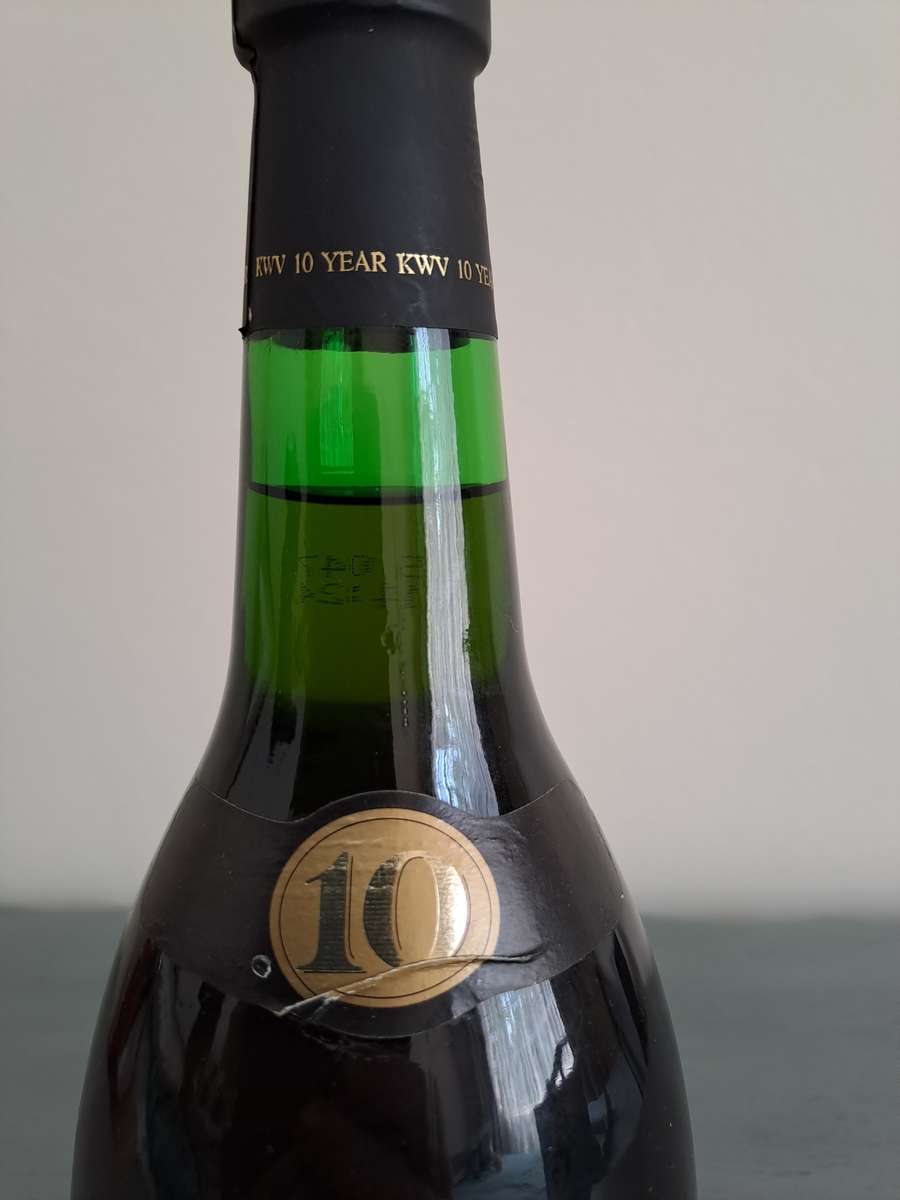 Vintage KWV Finest 10 Year Old Brandy, 750ml, 38%