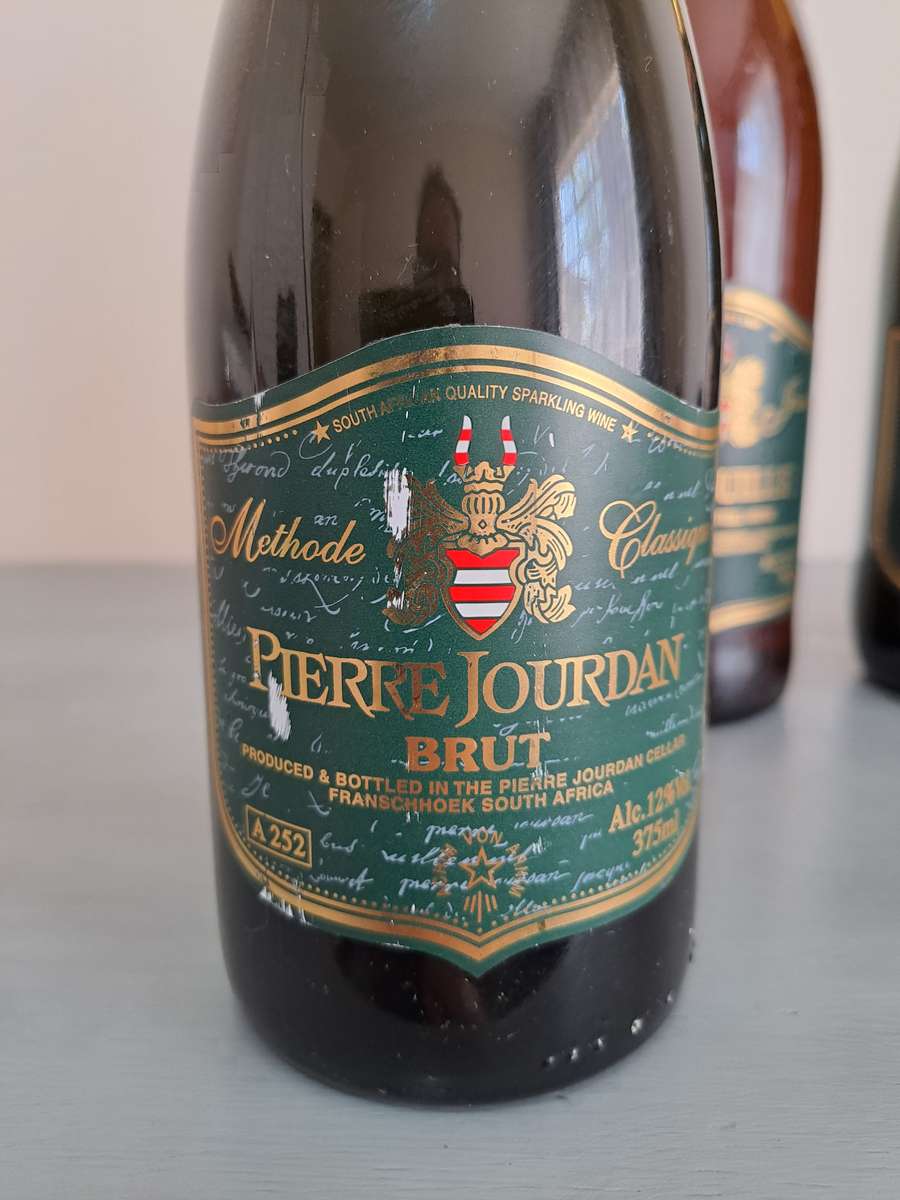 3 x Vintage Pierre Jourdan Brut and Still Wine Sealed and full, 1990's, 375ml, 750ml, and 1L.