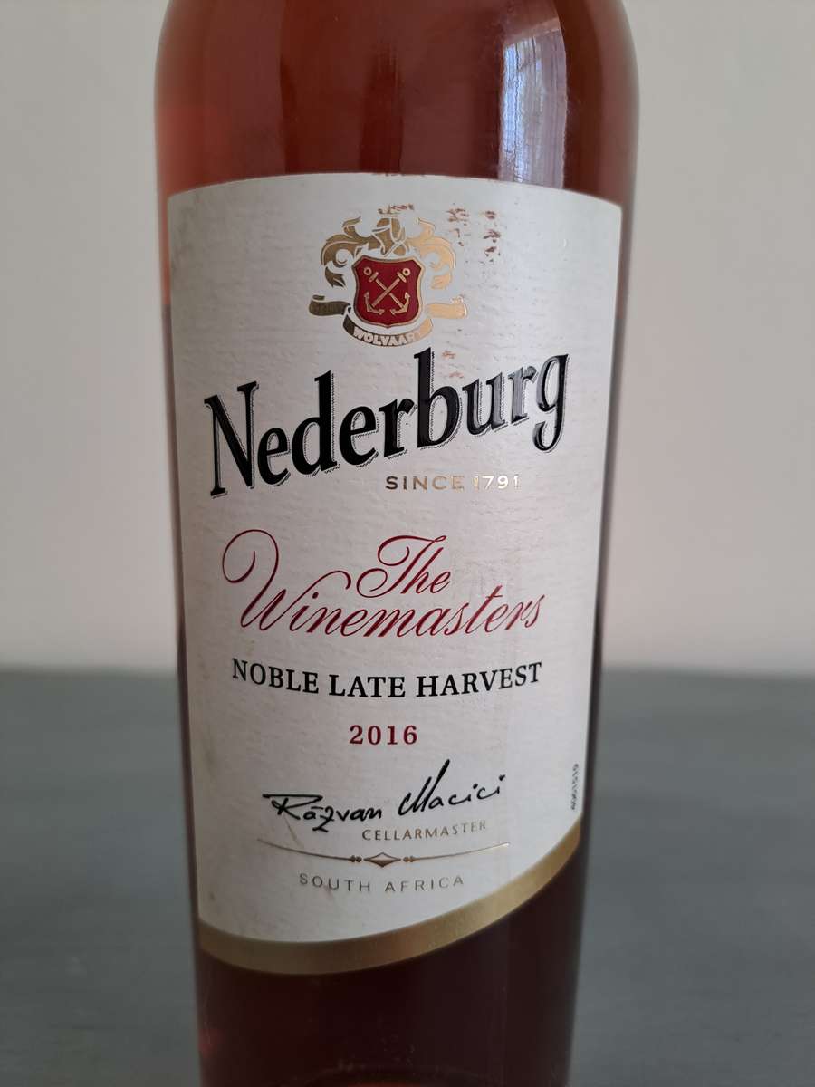 2016 Nederburg Noble Late Harvest, 375ml, Sealed and full.