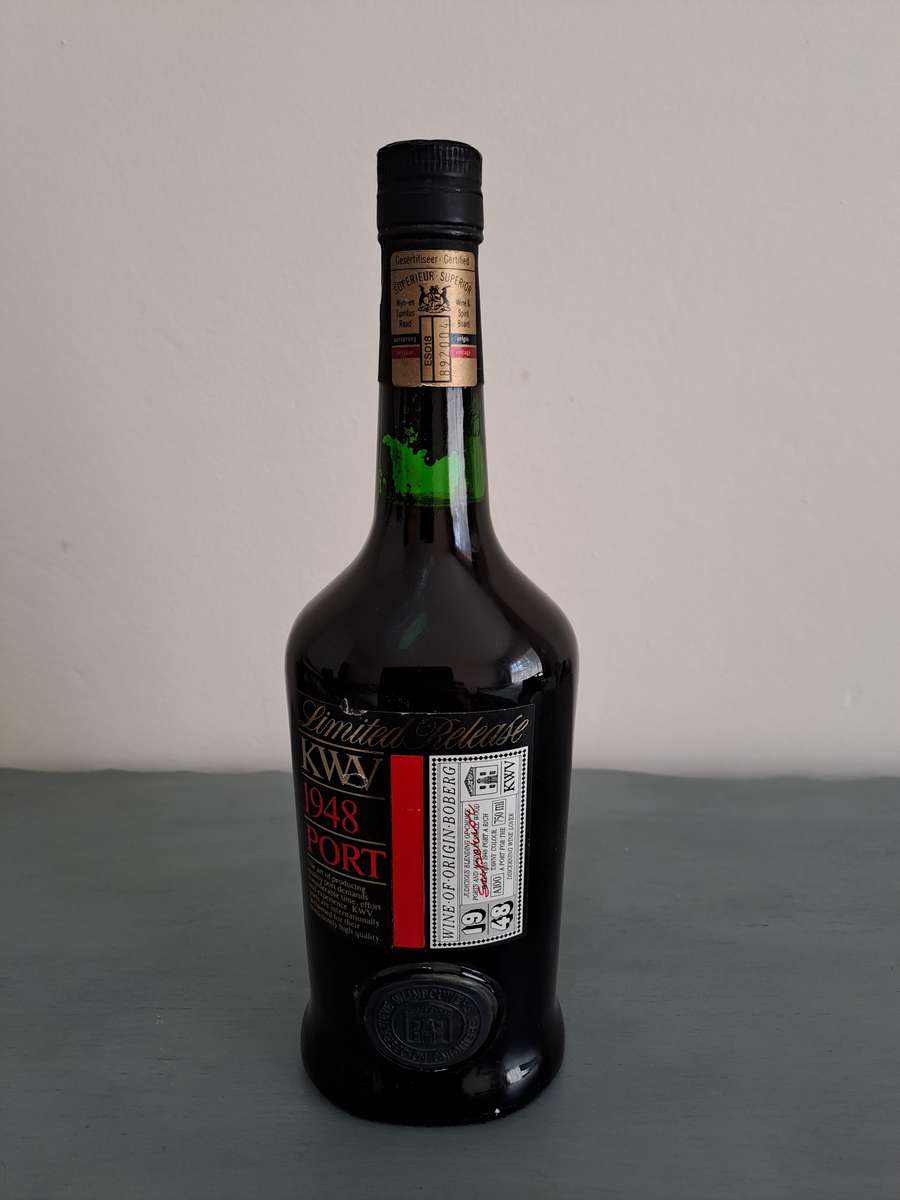 KWV 1948 Port limited release, 750ml. Sealed and full.