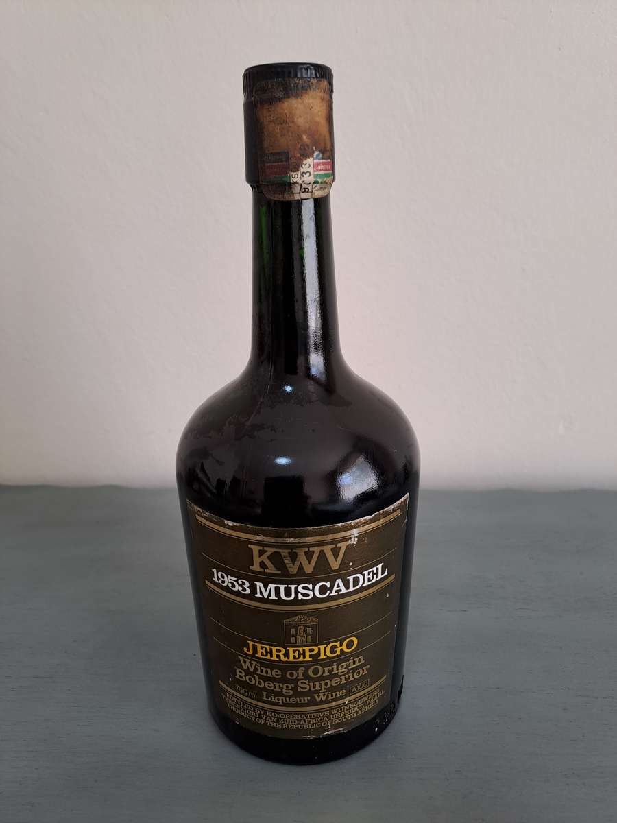1953 KWV Muscadel Jerepigo Liqueur Wine, 750ml