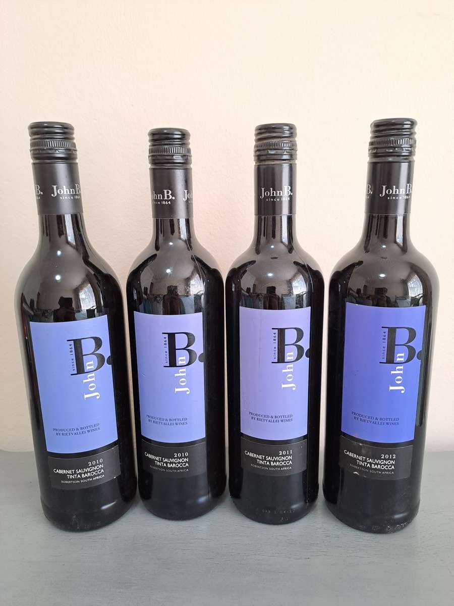 1 x John B Cabernet Sauvignon Wine, 2 x 2010, 1 x 2011, 1 x 2012, 750ml, 13.5%