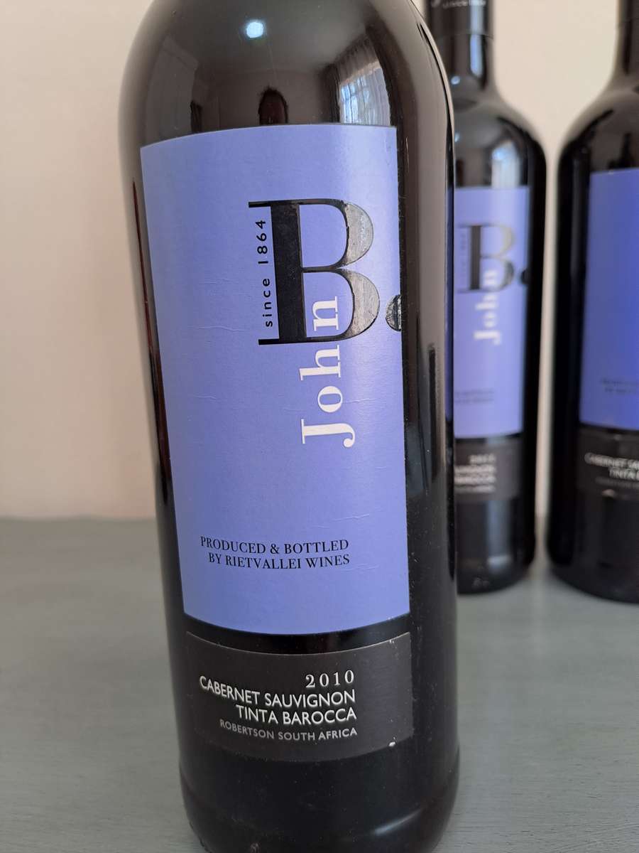 1 x John B Cabernet Sauvignon Wine, 2 x 2010, 1 x 2011, 1 x 2012, 750ml, 13.5%