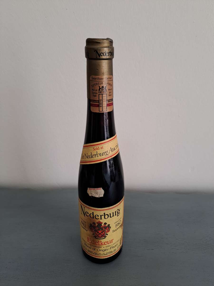 1982 Nederburg Edelkeur Superior Wine, 375ml. Sealed and full.