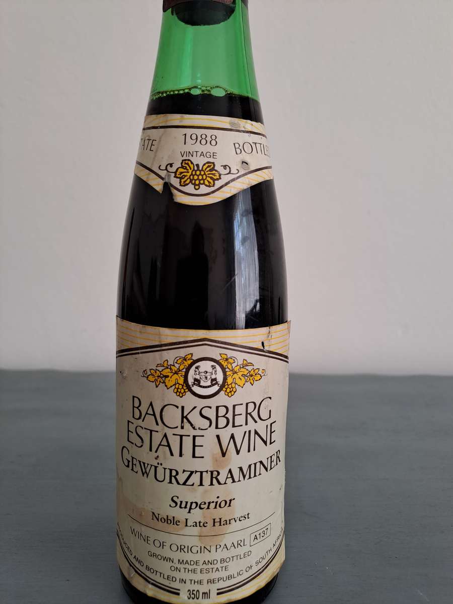 1988 Backsberg Superior Noble Late Harvest, 350ml