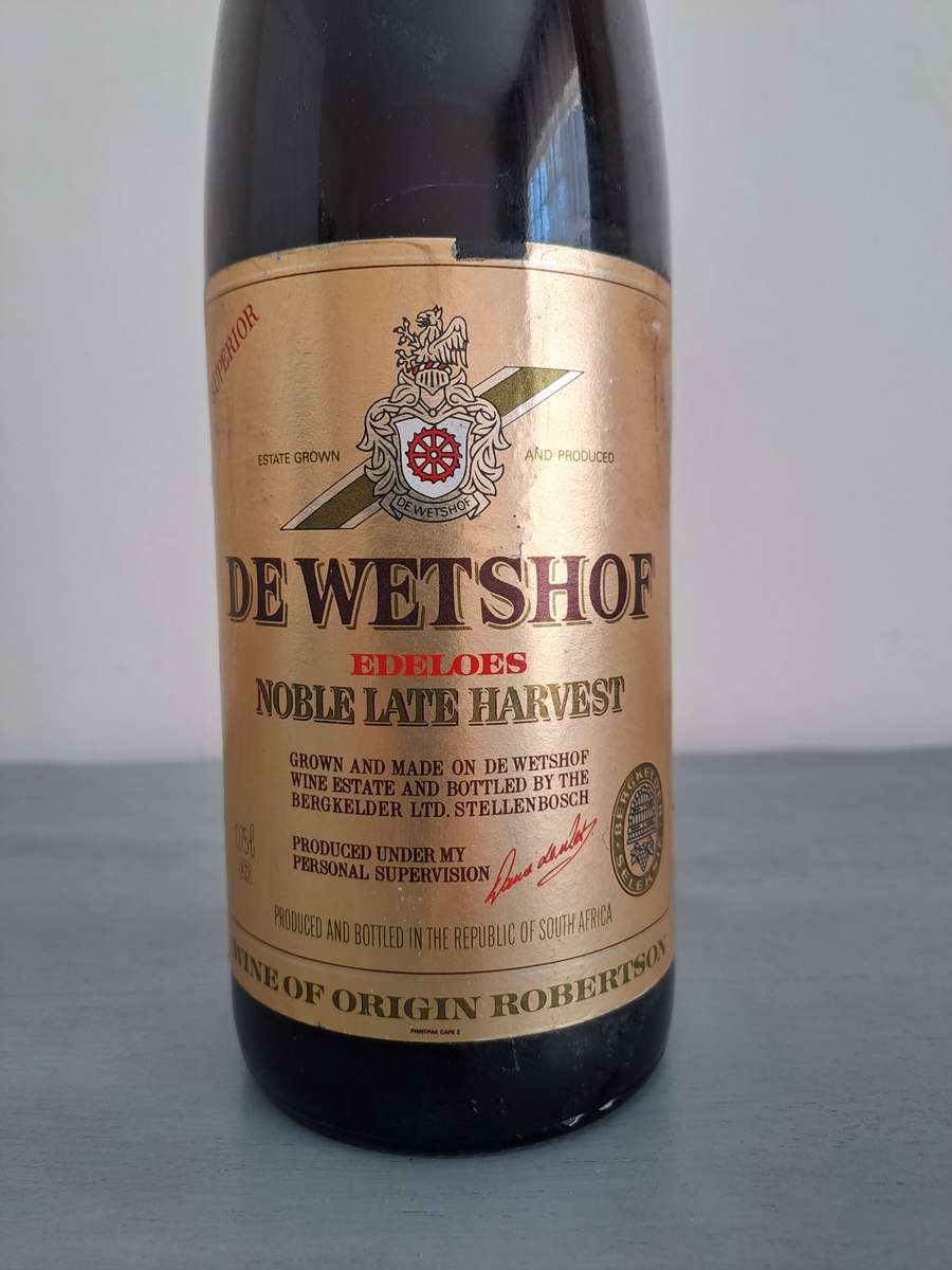 1980 De Wetshof Noble Late Harvest, 750ml