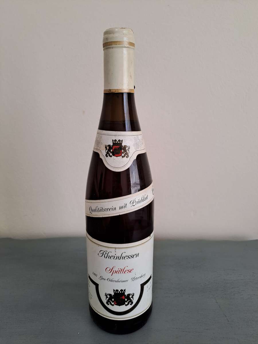1992 German Rheinhassen Spatlese, 750ml, 9%