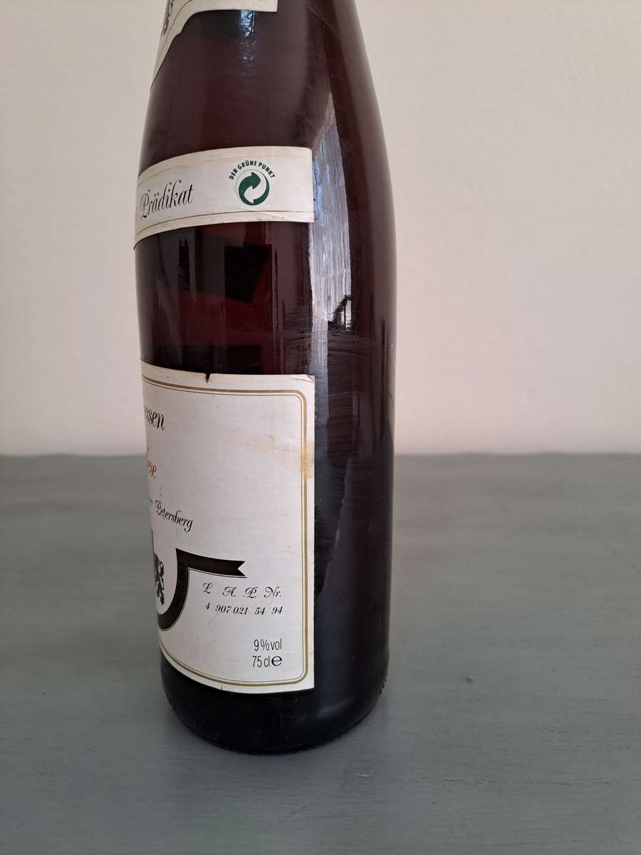 1992 German Rheinhassen Spatlese, 750ml, 9%