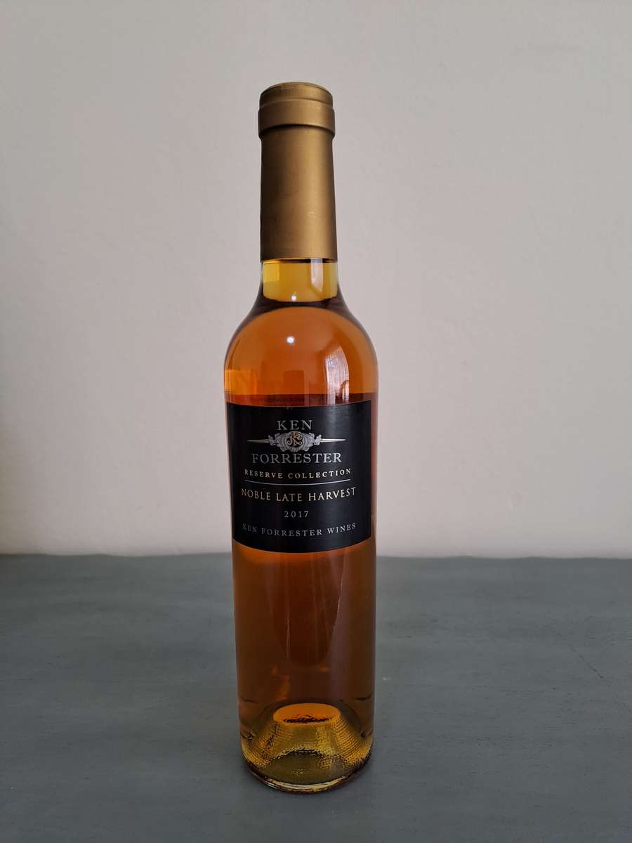 Collectable 2017 Ken Forrester Noble Late Harvest, 375ml, 13%.