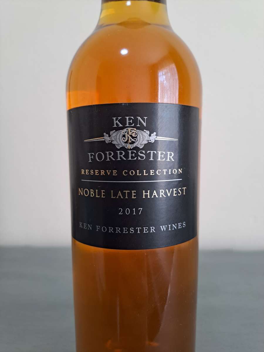 Collectable 2017 Ken Forrester Noble Late Harvest, 375ml, 13%.