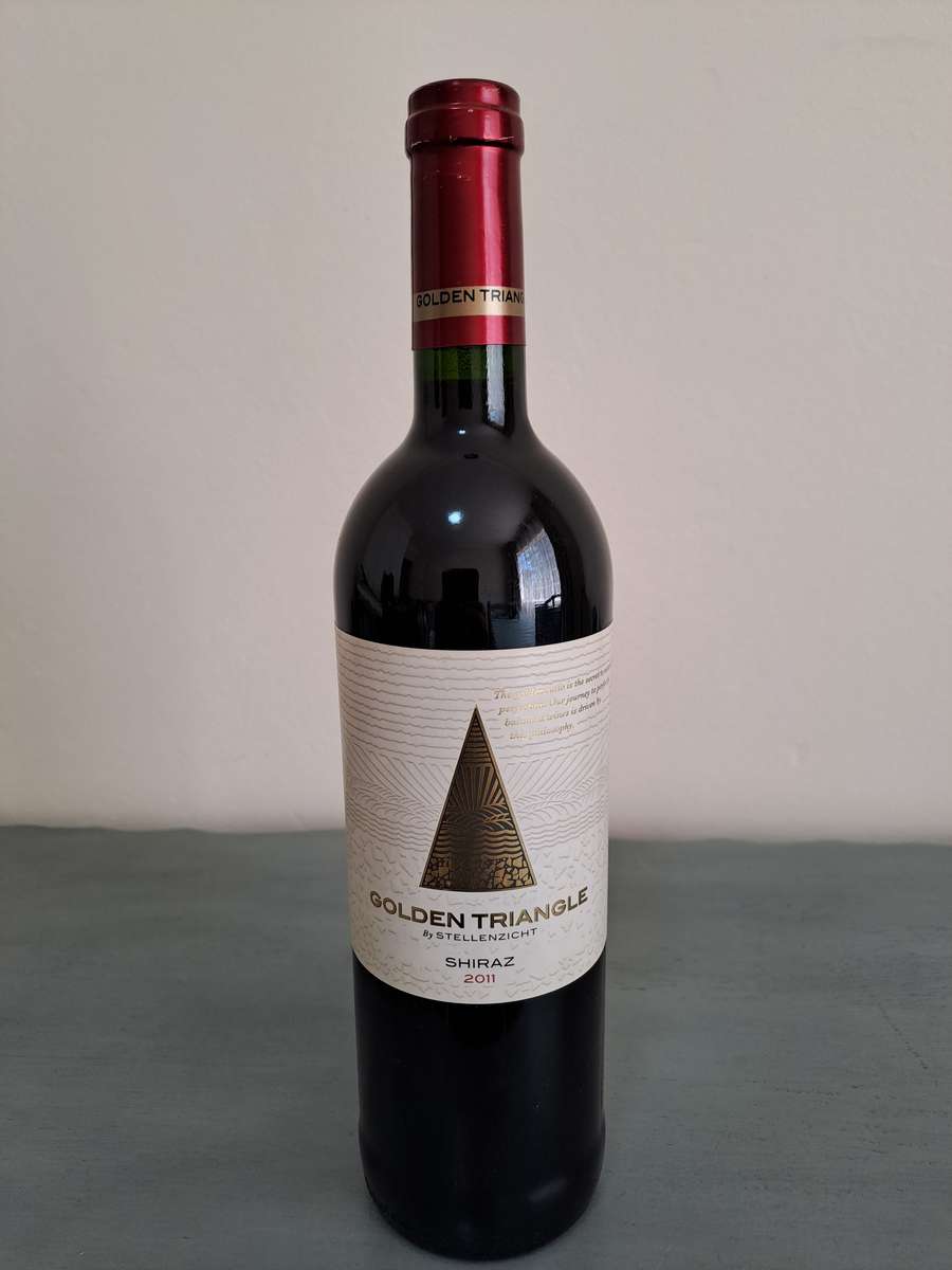 Collectible 2011 Golden Triangle Shiraz by Stellenzicht, 750ml.