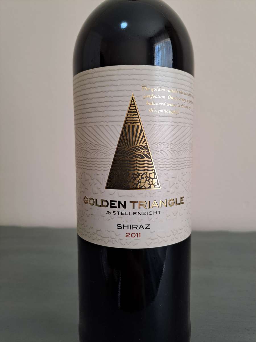 Collectible 2011 Golden Triangle Shiraz by Stellenzicht, 750ml.