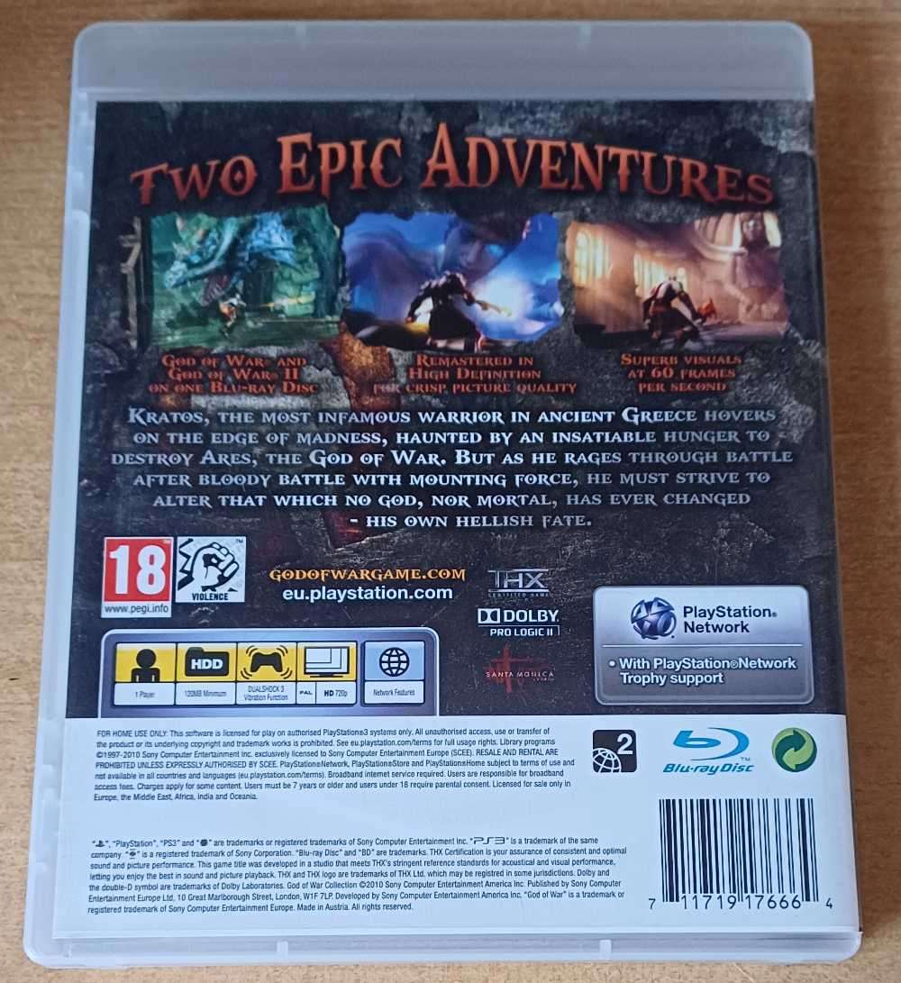 God Of War Collection Volume 1 (PS3)