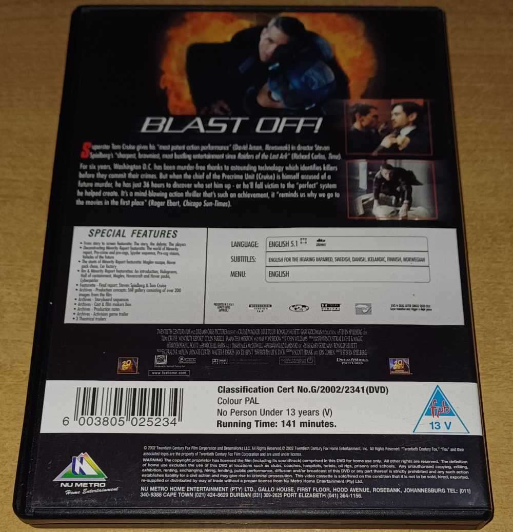 Minority Report (DVD)