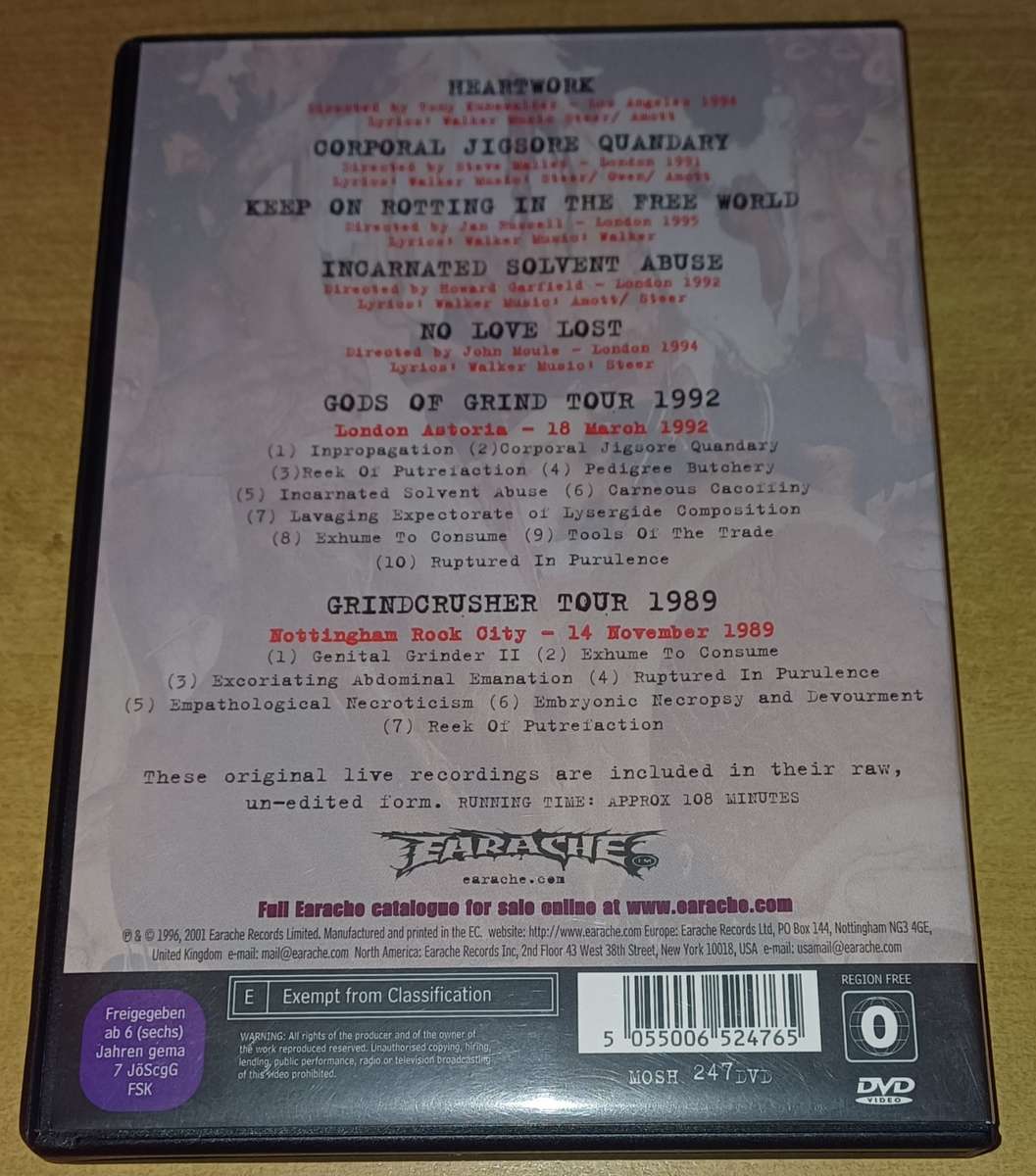 Carcass - Wake Up And Smell The... (DVD)