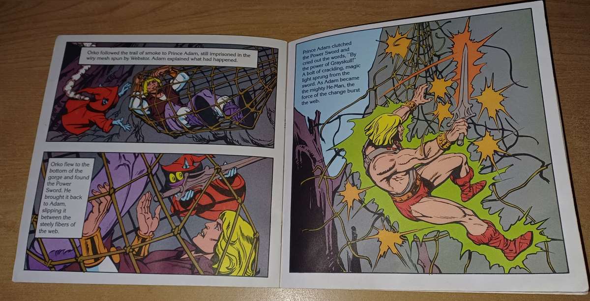 Masters Of The Universe - Power From The Sky (A Golden Super Adventure Book) 1986