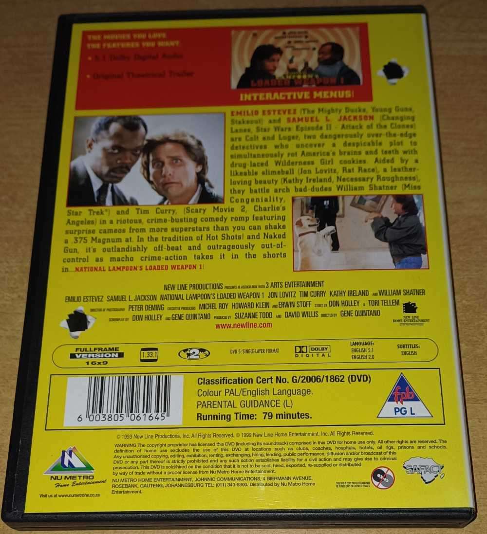 National Lampoons: Loaded Weapon 1 (DVD)