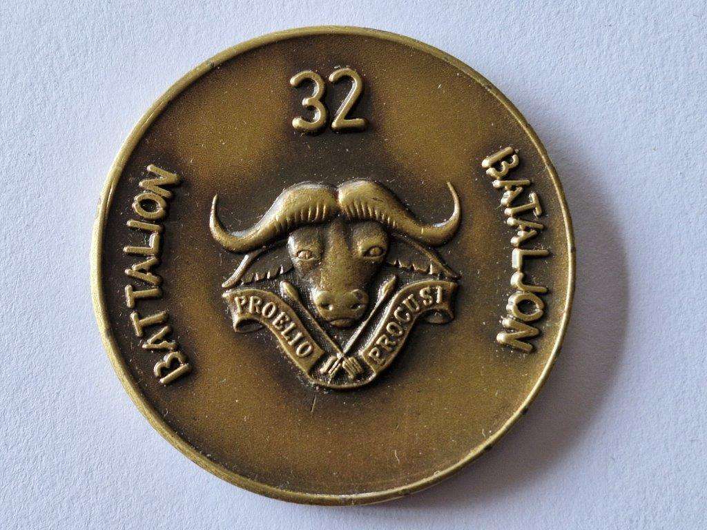 SADF 32 Battalion challenge coin