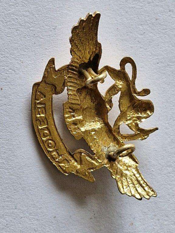 Rhodesian Air Force Cap badge.