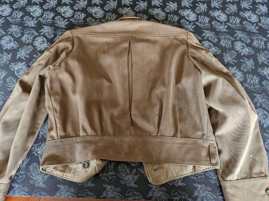 SADF Bunny Jacket and trousers. 42 Cm Armpit to armpit. Trousers 36 Cm across waist.