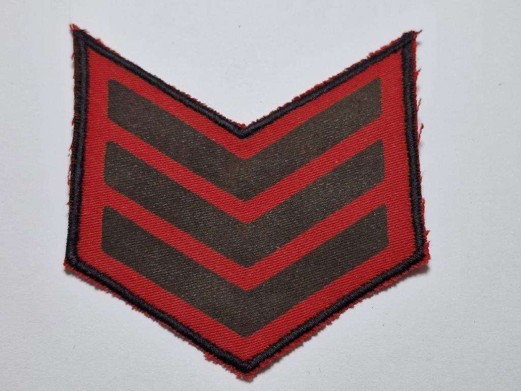Rhodesia Internal Affairs Sergeant Senior DSA 1975-1980 rank stripe.