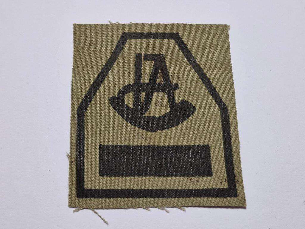 Rhodesia Internal Affairs Senior Vedette 1976-1980 rank stripe.